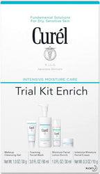Curél Enrich Trial & Travel Kit, 2 Week Skincare Routine for Dry, Sensitive Skin - British D'sire