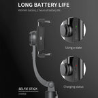 CYKE Q08 Anti - Shake Gimbal Bluetooth Selfie Stick Handheld Phone Live Tripod(No light Version) - British D'sire