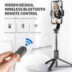 CYKE Q08 Anti - Shake Gimbal Bluetooth Selfie Stick Handheld Phone Live Tripod(No light Version) - British D'sire