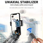 CYKE Q08 Anti - Shake Gimbal Bluetooth Selfie Stick Handheld Phone Live Tripod(No light Version) - British D'sire