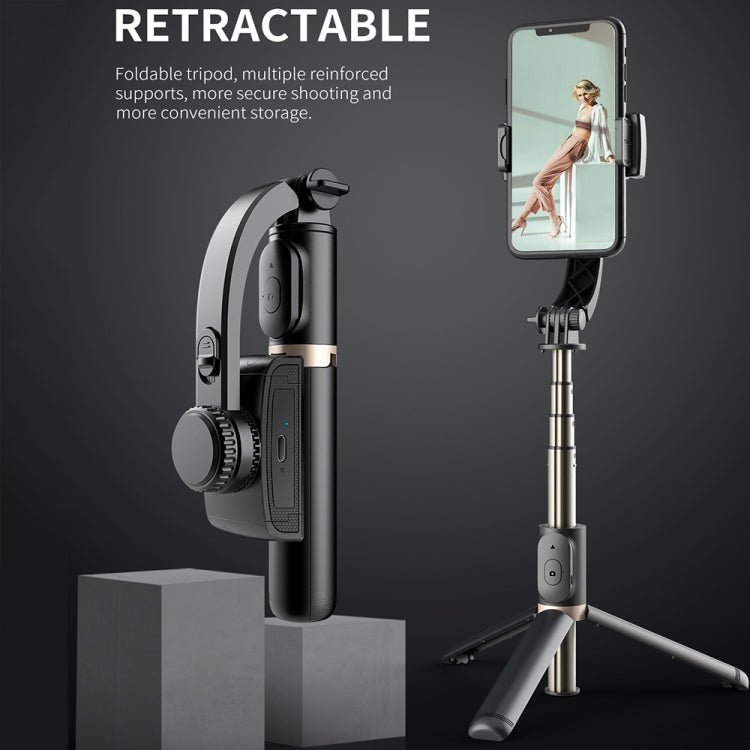 CYKE Q08 Anti - Shake Gimbal Bluetooth Selfie Stick Handheld Phone Live Tripod(No light Version) - British D'sire