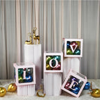 Cylinder Pedestal Stand for Parties Weddings - Wedding Decoration - British D'sire