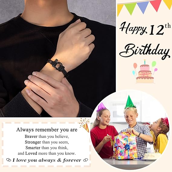 D Dongjiangjin Gift 13th 16th 18th Birthday Gifts for Boy, 10 11 12 14 15 21 Year Old Boy Birthday Gifts Secondary image