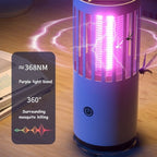DAI HEART Electric Mosquito Killer Lamp Outdoor Household Photocatalyst Mosquito Killer,Style: Rechargeable - British D'sire