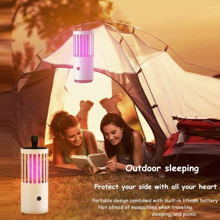 DAI HEART Electric Mosquito Killer Lamp Outdoor Household Photocatalyst Mosquito Killer,Style: Rechargeable - British D'sire