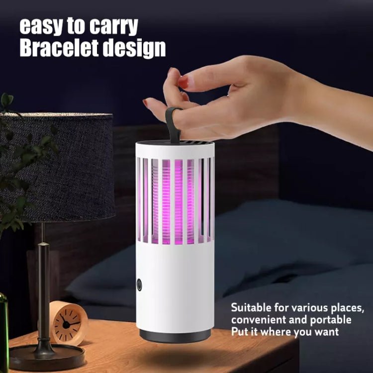 DAI HEART Electric Mosquito Killer Lamp Outdoor Household Photocatalyst Mosquito Killer,Style: Rechargeable - British D'sire