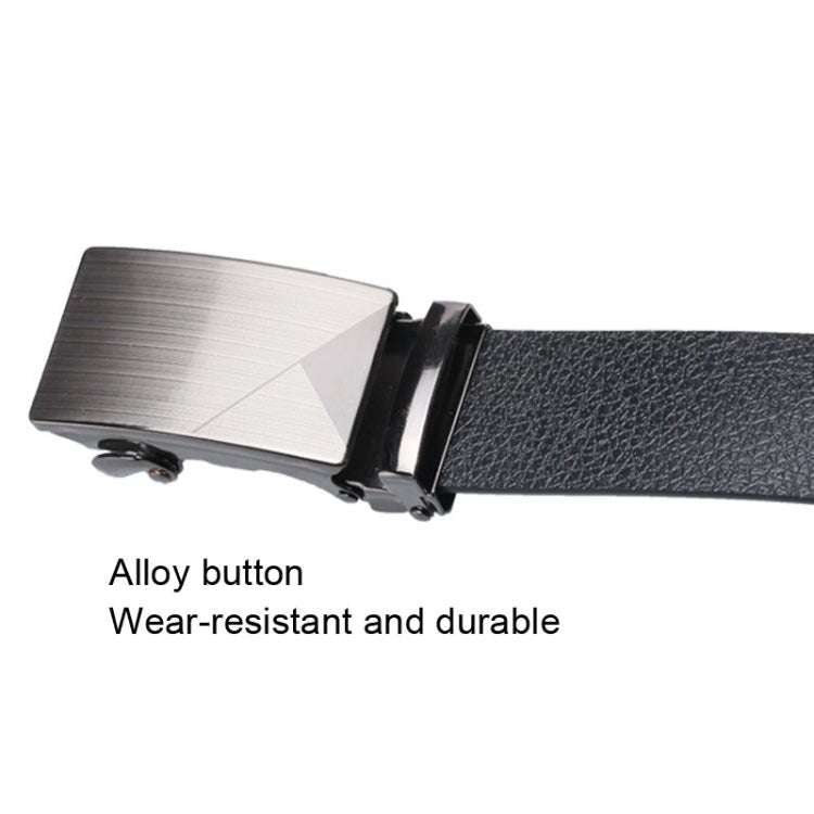 Dandali Men Automatic Buckle Belt Casual Universal Comfort Belt, Length (cm): 125cm(011) - British D'sire