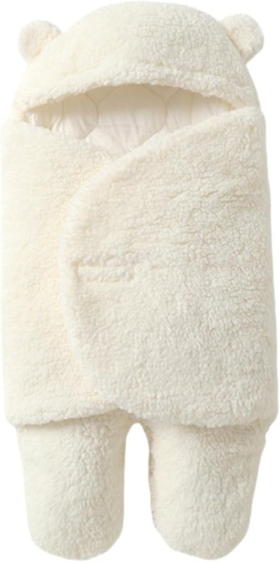 Danolt Baby Essentials, White Swaddle Blanket 3 - 6 Months, Baby Clothe - Blankets & Swaddlers - British D'sire Main image