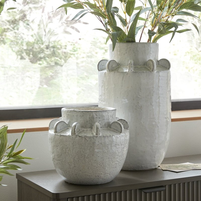 Dara Large Hydria Vase - Brown Ceramic Decorative Vase - Vases - British D'sire