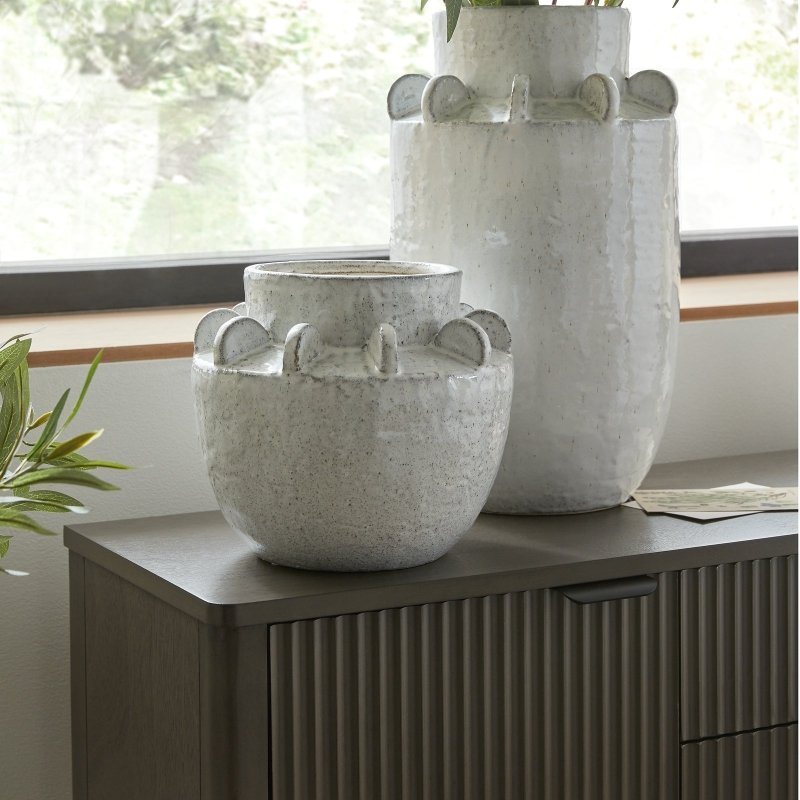Dara Medium Hydria Vase - Brown Ceramic Decorative Vase - Vases - British D'sire