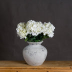 Darcy Antique White Vase - Antique White Ceramic Decorative Vase - Vases - British D'sire
