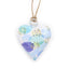 Decor Wood Heart - Blue Abstract - Decor Wood Hearts - British D'sire