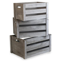 Deep Vintage Wooden Crate - Wooden Crates - British D'sire