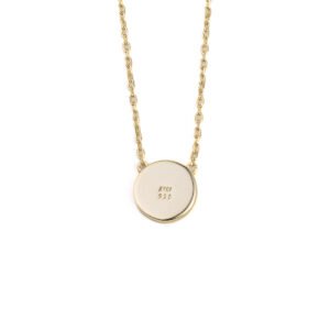 Del Corso Enamel Evil Eye Necklace – 925 Sterling Silver and Gold Plated – Lightweight – Perfect for Women – Hypoallergenic & Durable – Elegant Symbolic Design for Protection and Everyday Elegance - Necklaces & Pendants - British D'sire