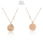 Del Corso - Essential Oil Necklace | Pendant Locket | Aromatherapy Diffuser Jewellery | 316L Surgical Grade Stainless Steel | 55cm Adjustable Chain | 10 Washable Insert Pads | For Women - Necklaces & Pendants - British D'sire