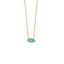 Del Corso Evil Eye Necklace – 14K Yellow Gold with Turquoise Enamel – Lightweight 0.9 g – Perfect for Women – Hypoallergenic & Durable – Elegant Protective Jewelry with Cultural Significance for Daily Wear and Special Occasions - Necklace - British D'sire