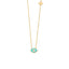 Del Corso Evil Eye Necklace with Cross – 14K Yellow Gold with Enamel – Perfect for Women – Hypoallergenic & Durable – Spiritual Protective Jewelry for Daily Elegance and Special Occasions - Necklace - British D'sire