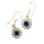 Del Corso Meandros Evil Eye Earrings – 925 Sterling Silver, 1.1 cm, 2g Lightweight Greek Key Studs for Women, Handmade Protection Jewelry to Ward Off Negativity and Enhance Style - Earrings - British D'sire
