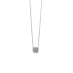 Del Corso Round Evil Eye Necklace – Sterling Silver 925 – Lightweight 2.6 g – Perfect for Women – Hypoallergenic & Durable – Protective Charm with Timeless Design for Everyday Elegance and Special Occasions - Necklaces & Pendants - British D'sire
