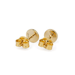 Del Corso Tiny Evil Eye Stud Earrings – 5mm Lightweight 925 Sterling Silver with 18K Gold Plating – Dainty Protective Jewelry for Women – Hypoallergenic, Stylish, Everyday Wear - Earrings - British D'sire