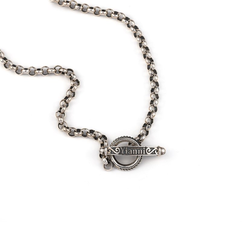 Del Corso Yianni Jewelry Evil Eye Necklace – Sterling Silver – Lightweight [Weight] – Perfect for Women – Hypoallergenic & Durable – Elegant Protective Jewelry with Timeless Design for Daily Wear and Special Occasions - Necklaces & Pendants - British D'sire Main image