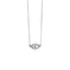 Del Corso Zircon Evil Eye Necklace – Sterling Silver 925 – Lightweight 1.6 g – Perfect for Women – Hypoallergenic & Durable – Elegant Protective Charm for Everyday Wear and Special Occasions - Necklaces & Pendants - British D'sire