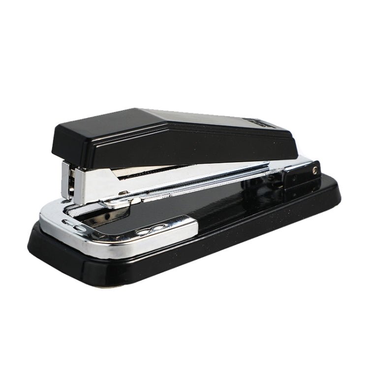 Deli 0414 Stapler Portable Rotatable Stapler 0012 Staple Nail(Black) - British D'sire Main image