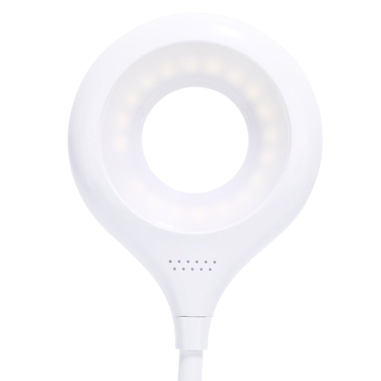Deli 4326 Three - gear Adjustable Ring USB Charging Desk Lamp with Pen Holder - British D'sire