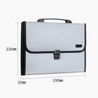 Deli 5556 13 - Grid A4 Folder Business Document Business Package Meeting Package(Blue) - British D'sire