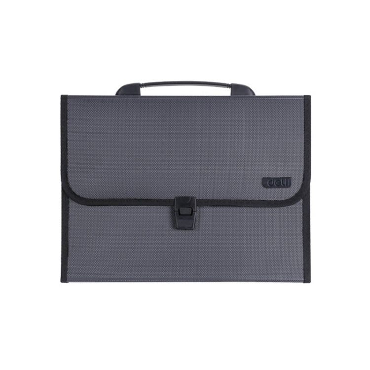 Deli 5556 13 - Grid A4 Folder Business Document Business Package Meeting Package(Gray) - British D'sire Main image