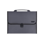Deli 5556 13 - Grid A4 Folder Business Document Business Package Meeting Package(Gray) - British D'sire