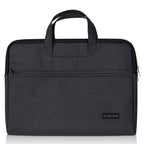Deli 5590 Portable Briefcase Meeting Record Storage Bag Computer Bag(Black) - British D'sire