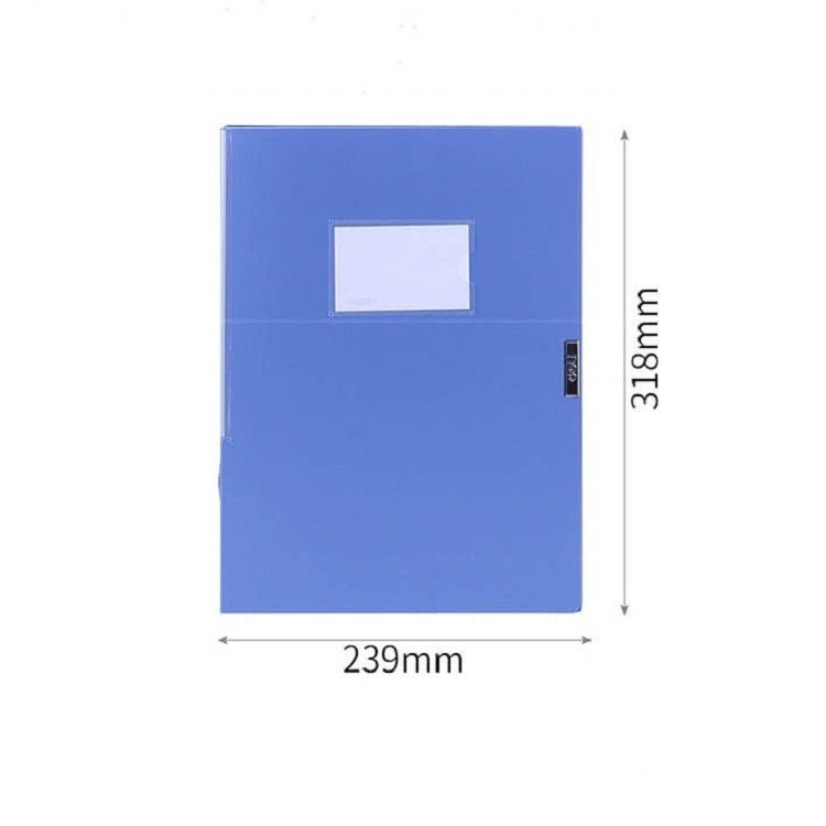 Deli 5683 File Box A4 Plastic File Box 55mm Office Storage Box Information Box - British D'sire