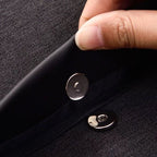 Deli 63750 Office Portable Zipper Document Bag Double - Layer Conference Information Bag(Blue) - British D'sire