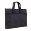 Deli 63750 Office Portable Zipper Document Bag Double - Layer Conference Information Bag(Gray) - British D'sire