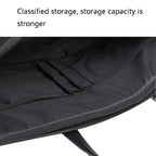 Deli 63751 Front And Rear Double Pockets Multi - Layer Briefcases Handheld Meeting Bag(Dark Gray) - British D'sire