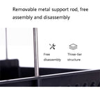 Deli 9209 Office Storage Supplies Three - Tier File Box(Gray) - British D'sire