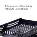 Deli 9209 Office Storage Supplies Three - Tier File Box(Gray) - British D'sire