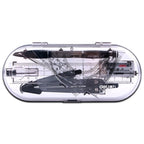 Deli 9591 Student Drawing Set 8 Piece Set Compass Ruler Set Student Stationery(Black) - British D'sire