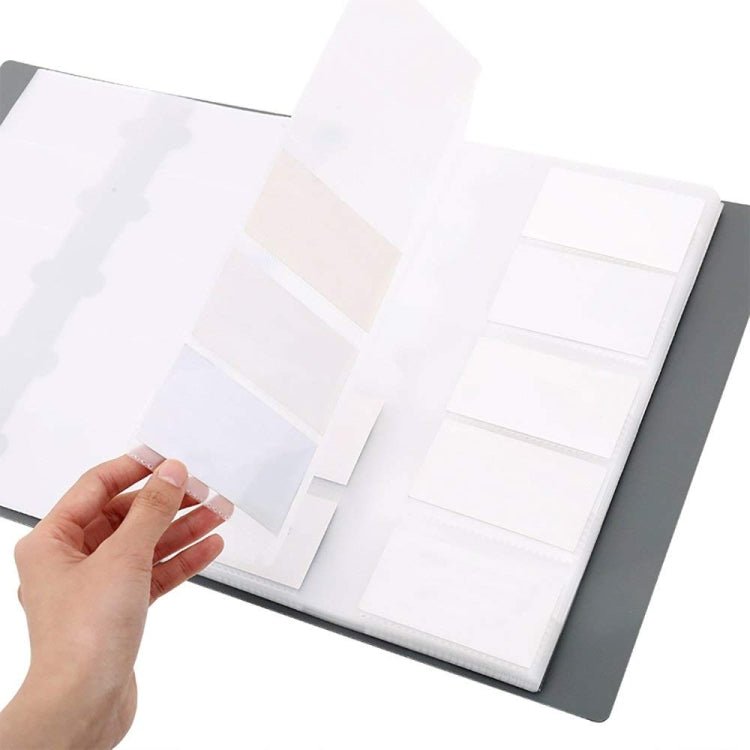 Deli Business Card Book Name Card Holder Book with 600 Business Cards Capacity - British D'sire