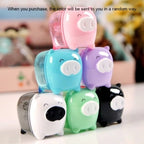 Deli Mini Pig Manual Pencil Sharpeners Kids Friendly at Home Office School, Random Color Delivery - British D'sire