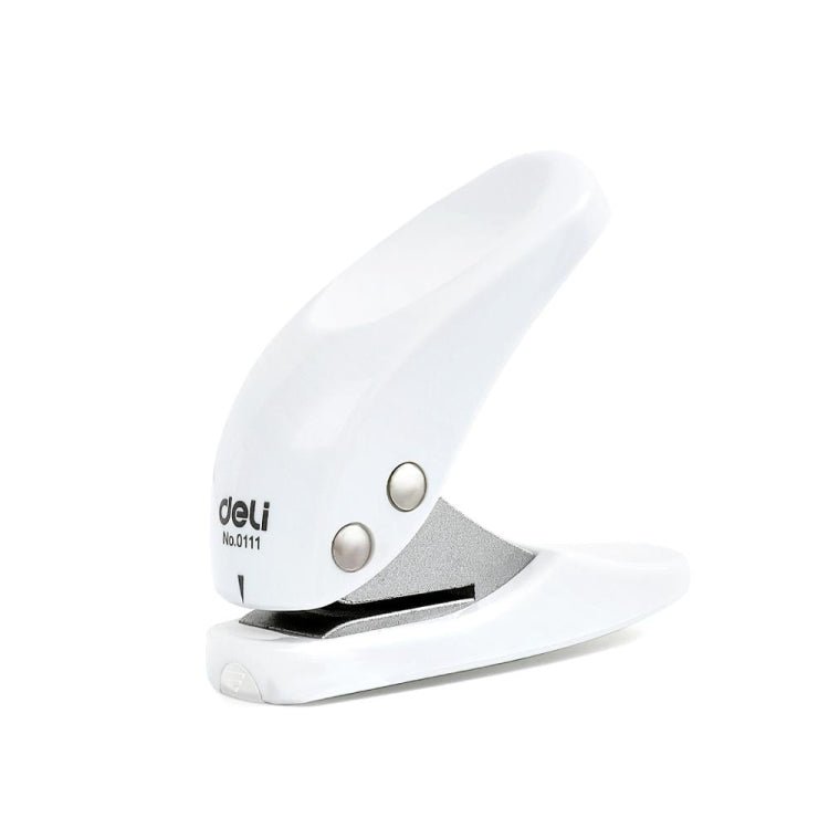 Deli Mini Small Hole Punch Single Circular Hole Punch Machine Manual Hole Punch, Size: 6x5.5cm, Random Color Delivery - British D'sire