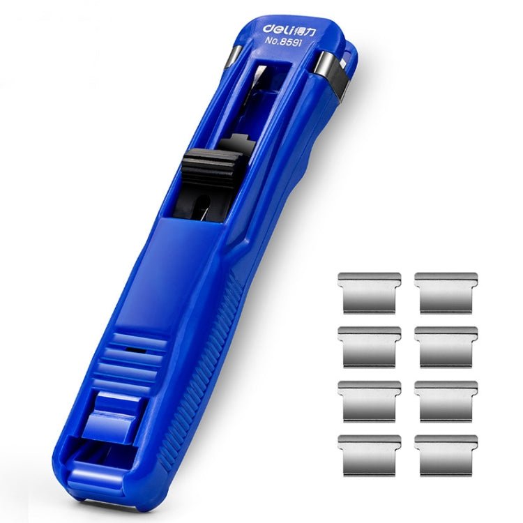 Deli Office Stationery Supplementary Clip Push Clipper, Specification: 8591 - British D'sire