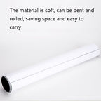Deli Soft Iron Whiteboard Wall Sticker Office Study Home Erasable Magnetic Whiteboard Sticker, Size: 8710 (0.6x450x1000mm) - British D'sire