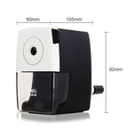 Deli Stationery Pencil Sharpeners Office School Supplies Mechanical Manual Pencil Sharpener(Black) - British D'sire