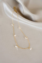 Delicate Quartz Necklace - Necklaces - British D'sire