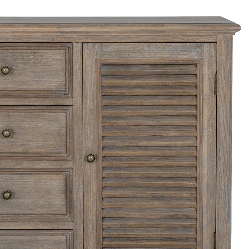 Delphine Collection 2 Door 4 Drawer Large Dresser Base - Sideboards - British D'sire