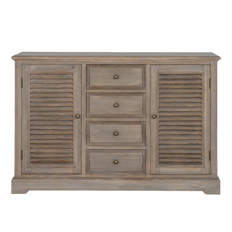 Delphine Collection 2 Door 4 Drawer Large Dresser Base Secondary image