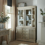 Delphine Collection Sliding Glass Dresser Top - Sideboards - British D'sire
