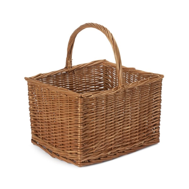 Deluxe Butchers Rectangular Shopping Basket - Shopping Baskets - British D'sire